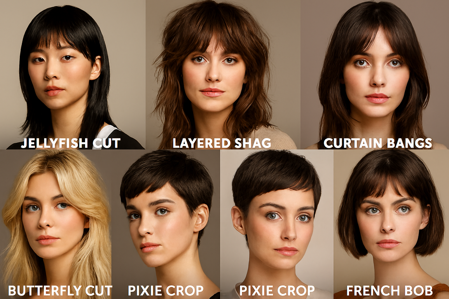 Women’s Haircut Trends for 2024: Mapped...