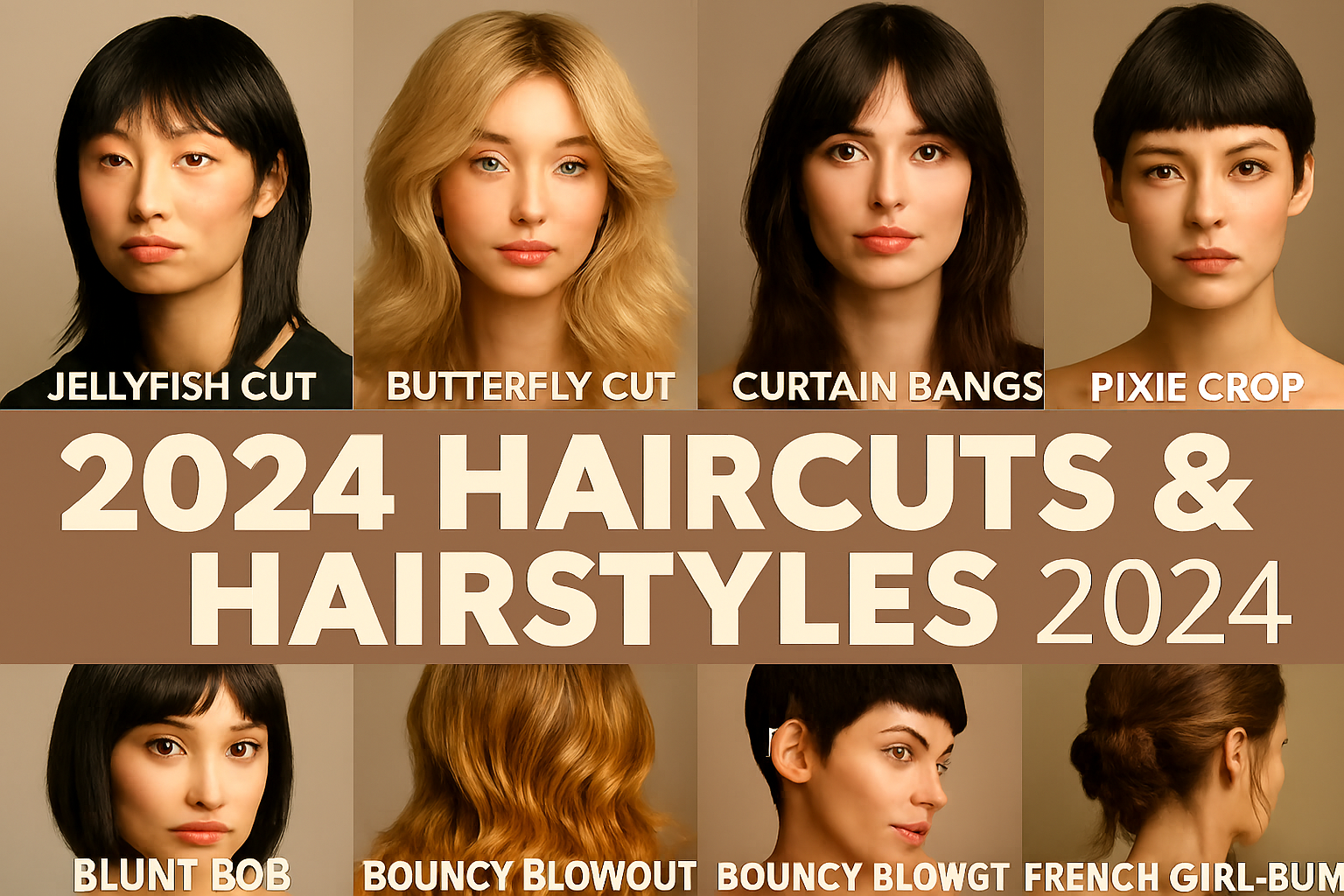 Haircut &amp; Hairstyle Trends for 2024:...