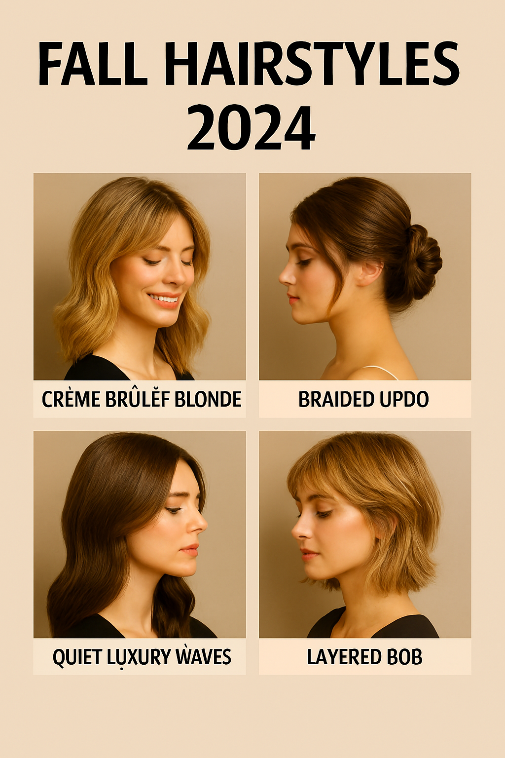 Fall Hairstyles 2024: Mapped Softness, Retro...