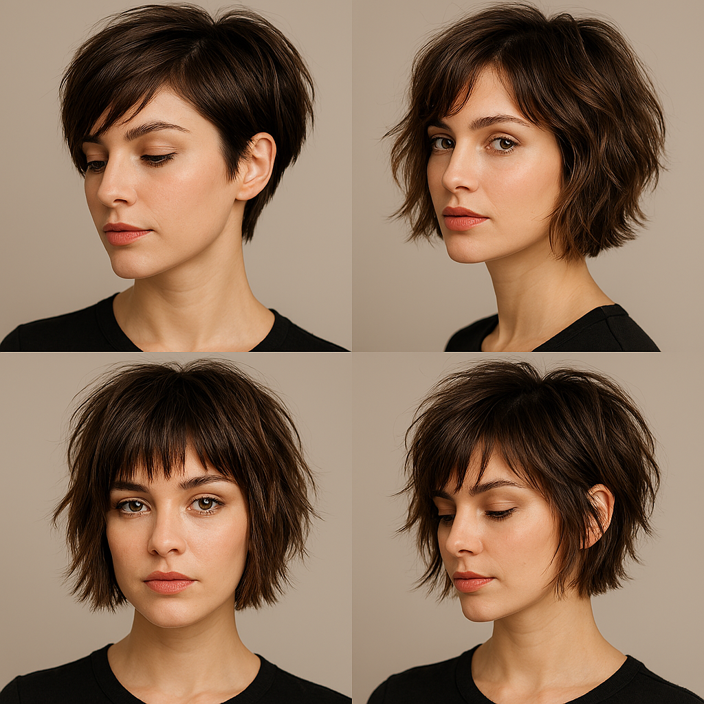 Short Chopped &amp; Choppy Layered Hairstyles...