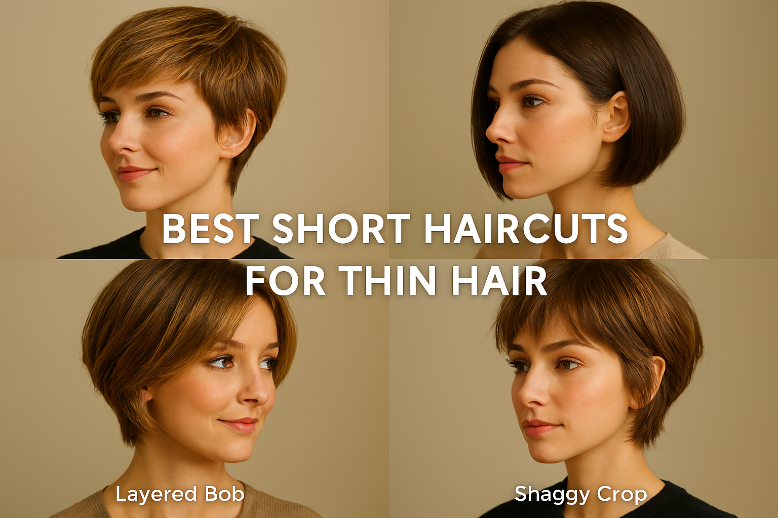Best Short Haircuts for Thin or...